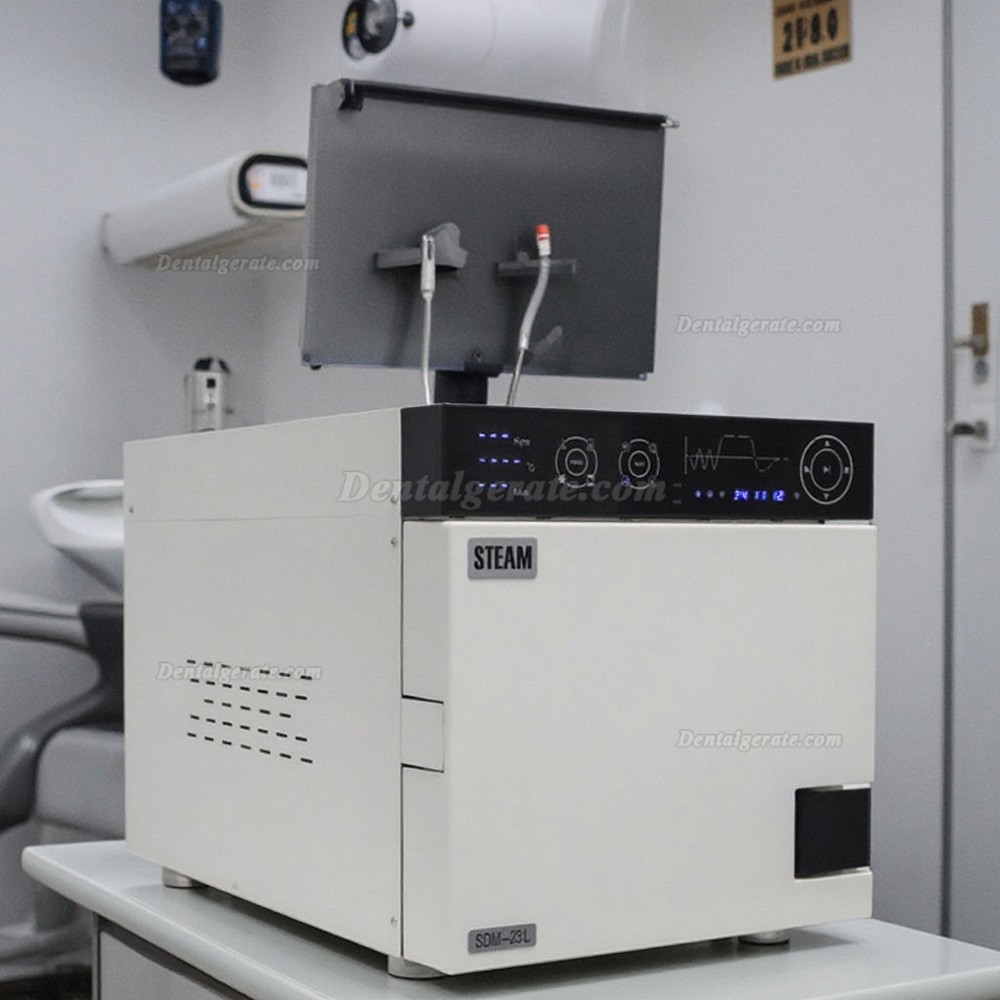SDM 18L/23L autoklav sterilisator klasse b tischger&auml;t mit drucker